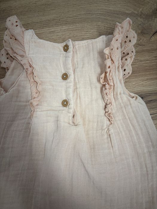 bawełniany komplet w stylu boho dwuczęściowy dla dziewiczych roz 68