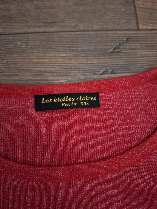 Cienki sweterek/bluzka damska wełna, kaszmir