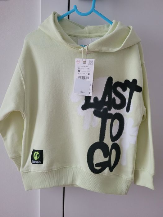 Bluza z kapturem dla chłopca! Zara! Roz. 122! Nowa z metką!.