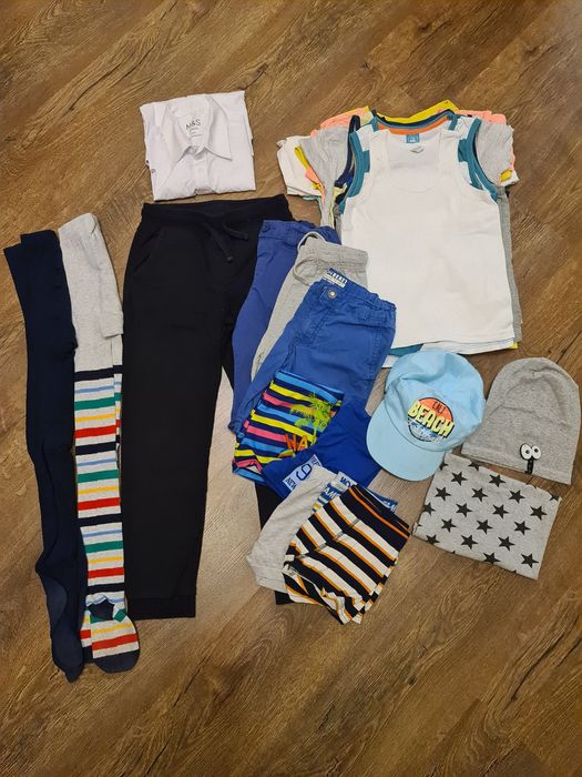 Пакет речей на хлопчика 7- 8 років 128 р, штани, джинси, шорти, футбол