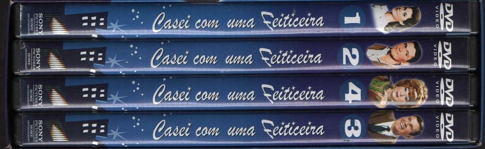 Dvd Casei Com Uma Feiticeira - Série 1 completa-comédia-4 dvd's-extras