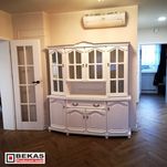 Biała Witryna Barek 181` Premium Struktura Dąb Lakier. Producent BEKAS