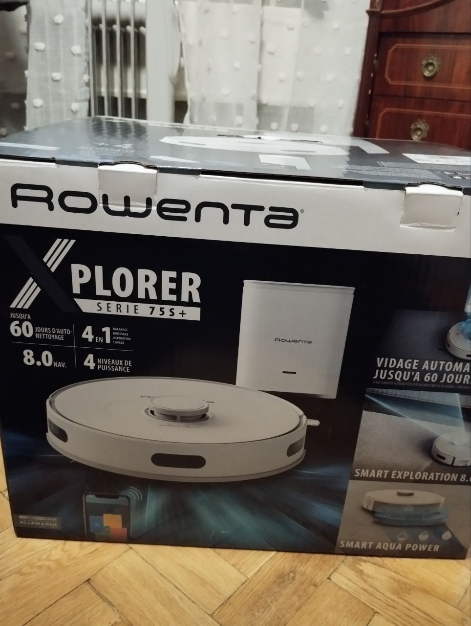 Робот-пилосос миючий Rowenta X-plorer 75 s+