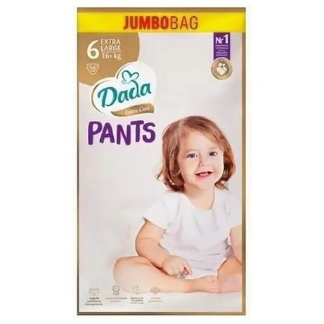 Підгузники-трусики DADA Extra Care Pants (6) extra large 16кг+ Jumbo B