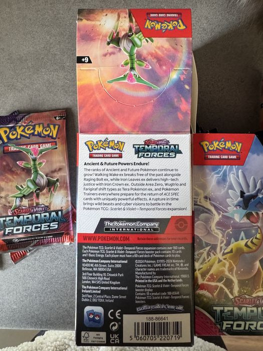 Nowe oryginakne boostery Pokemon Temporal Forces