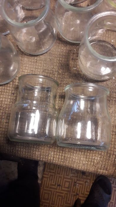 Йогуртниці, спеціальні склянні баночки- 0.09 і 1.25л