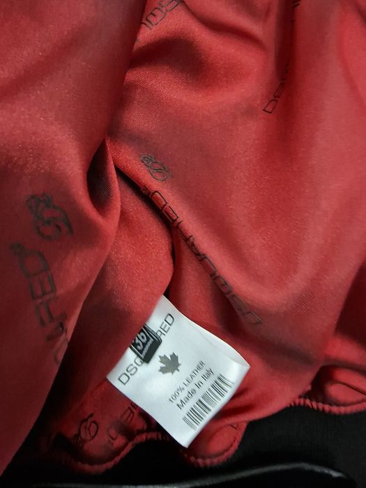 Kurtka Ramoneska Bomberka XS S 36 Skóra Dsquared