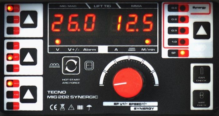 Spawarka Migomat półautomat Ideal TECNO MIG 202 MIG/TIG/MMA SYNERGIC