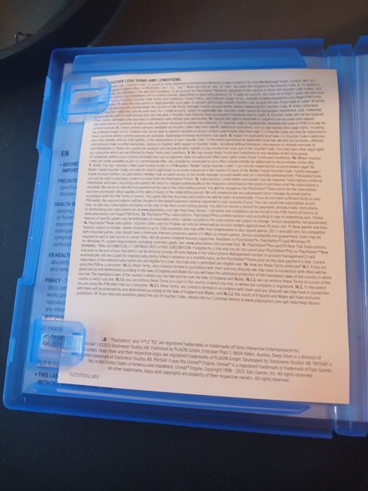 Payday3 диск до пс 5