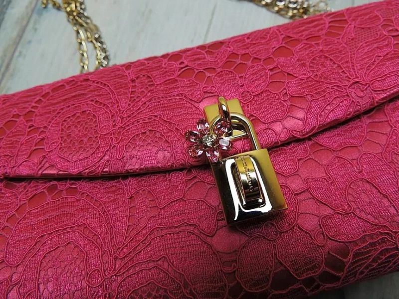 Dolce Gabbana Borsa Da Sera In Pizzo Wieczorowa Kopertówka Premium