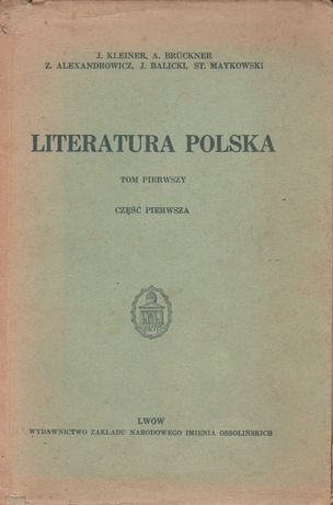 Literatura polska, t. I, Wyd. Lwów