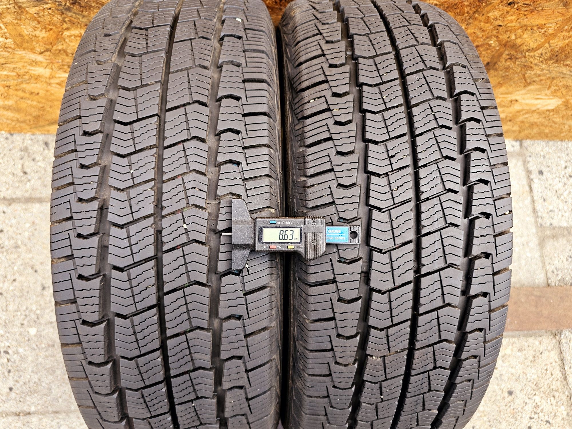Idealne!!  8,5mm. 215/65 r16C Platin RP700 VAN All Season. 2023rok!