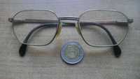 Starocie z PRL - Okulary korekcyjne +3 dioptrie męskie rozstaw 13 cm