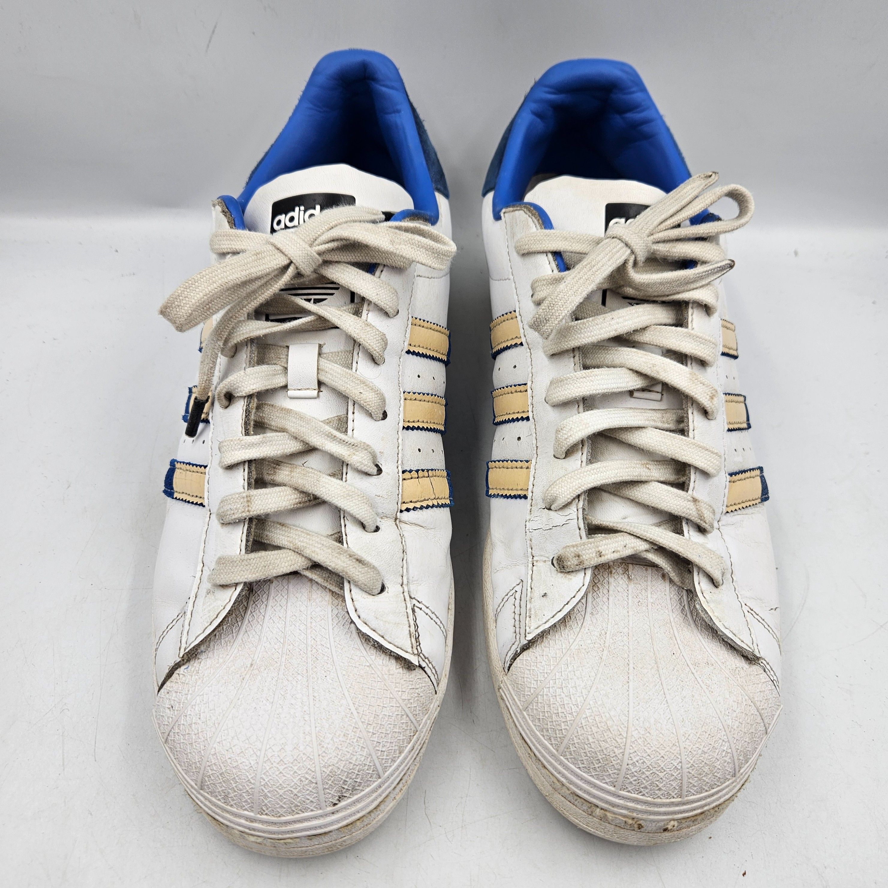 Buty Sportowe Sneakersy Męskie Adidas Superstar Białe Rozmiar 46 2/3