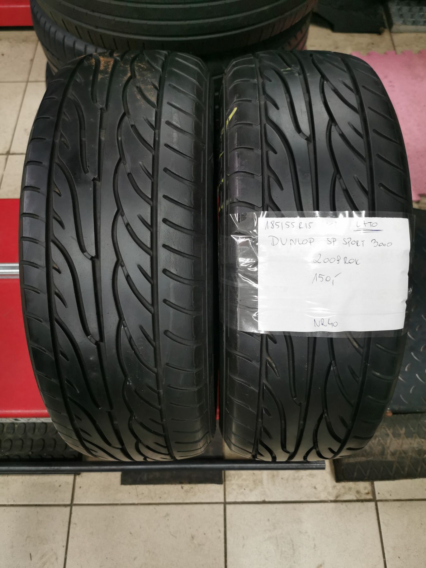 185/55r15 82V Dunlop SP sport 3000