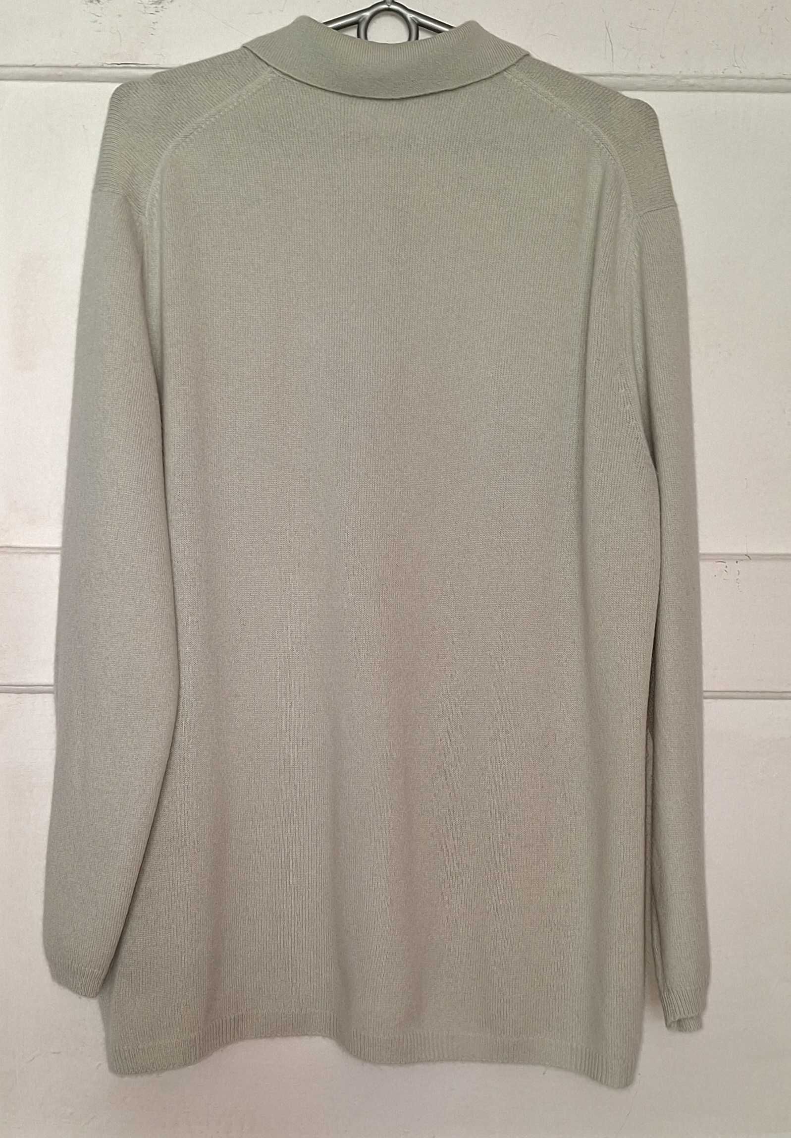 Sweter polo 100% kaszmir