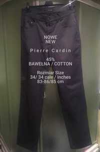 NOWE  Pierre Cardin  Męskie spodnie, 45% Bawełna, Rozmiar 83-86/85cm