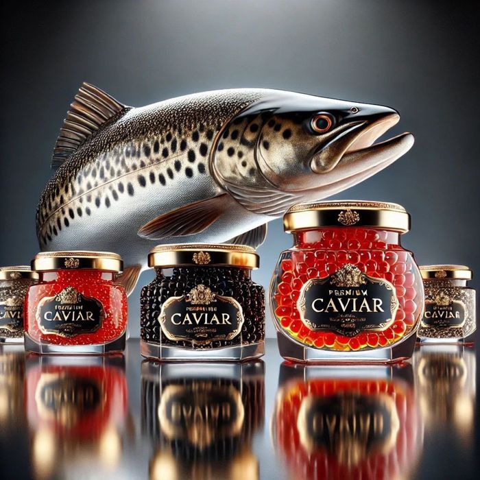 Ікра червона штучна. Чорна імітована ікра.Горбуша, Кета, Щука Капс фуд