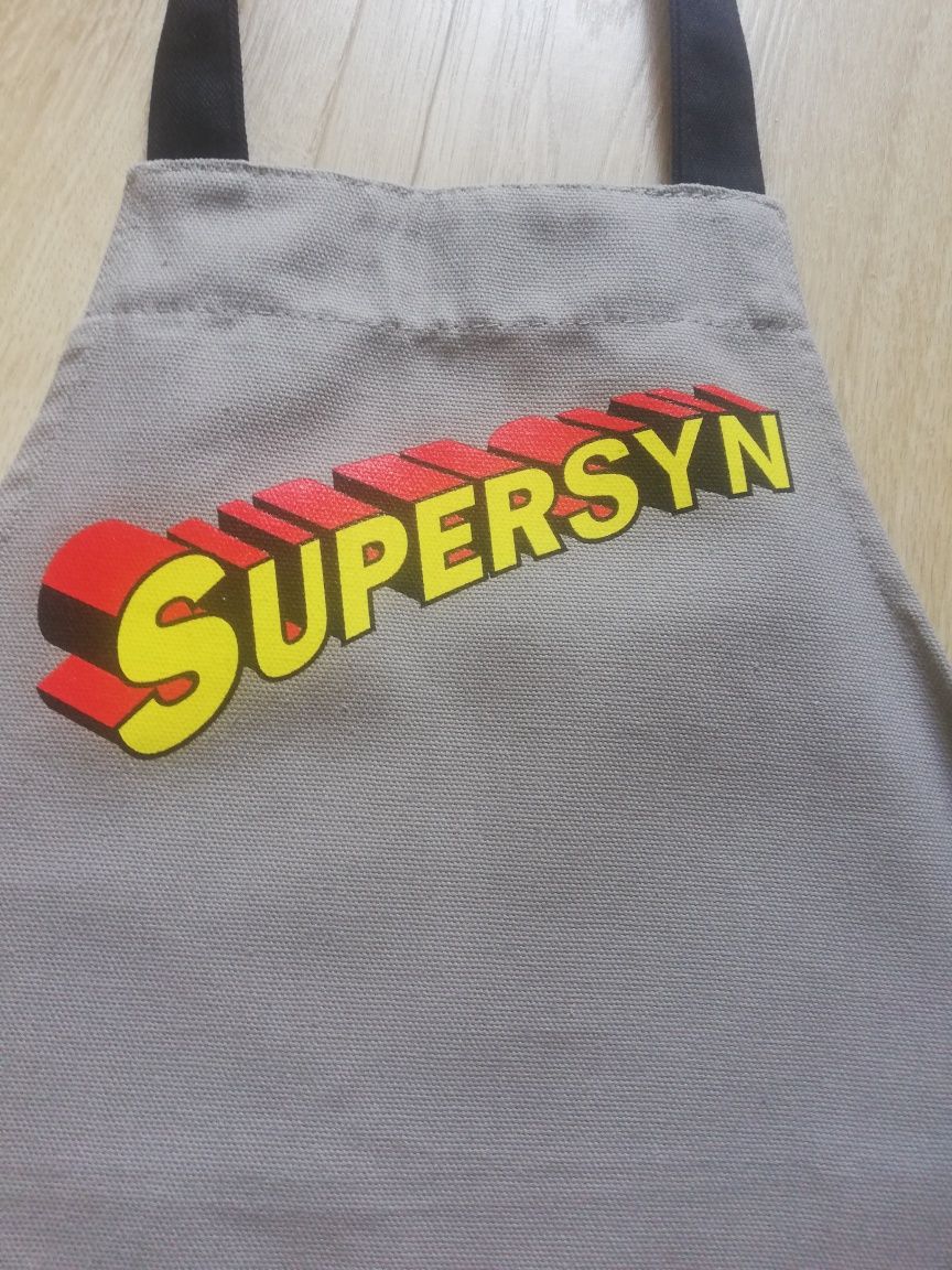 Fartuszki zestaw super syn super tata.