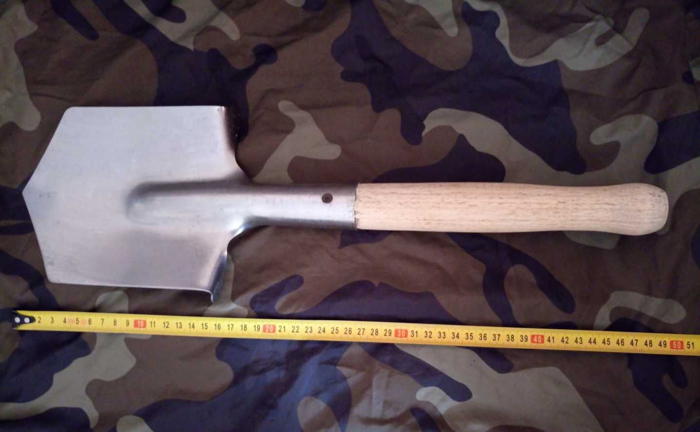 Лопата саперная тактическая с темляком боевая лопатка нержавейка 2 мм