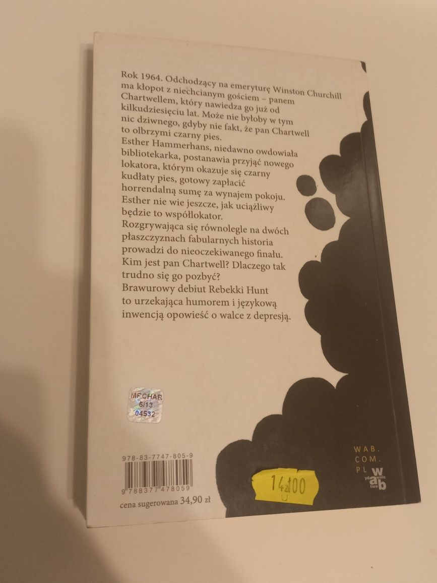 Książka "Pan Chartwell" Rebecca Hunt