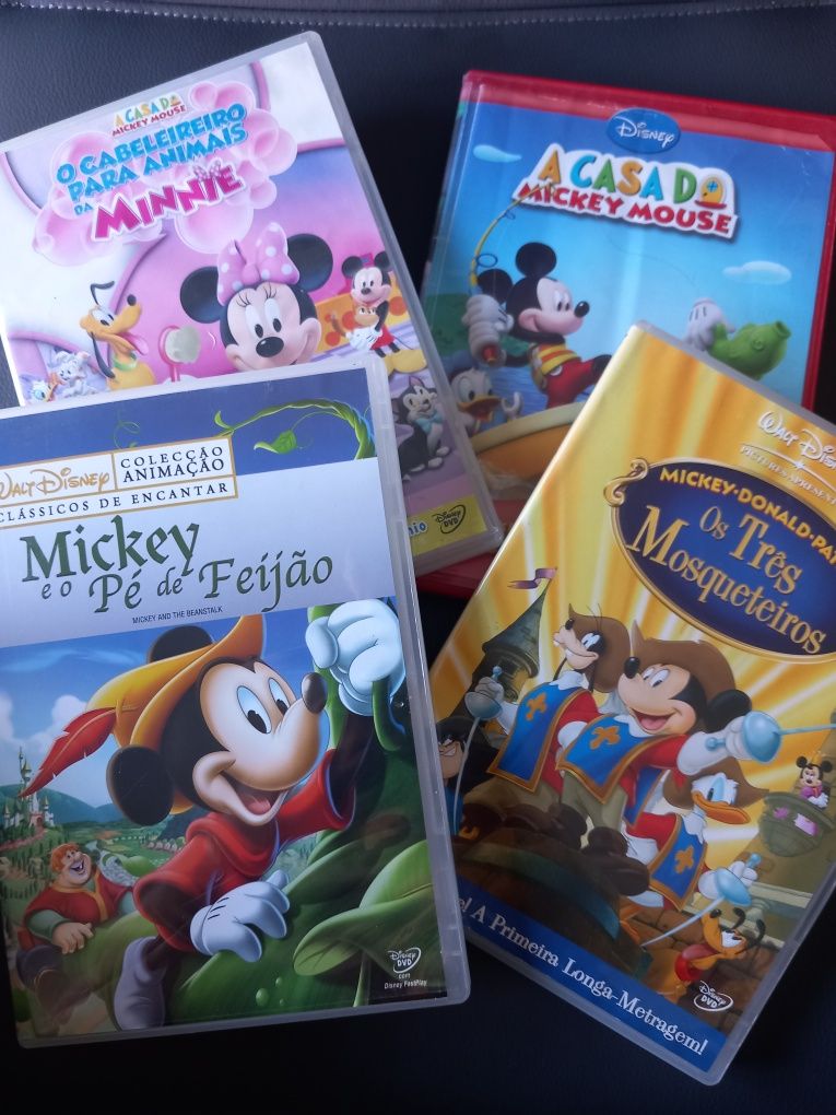 Conjunto 4 Dvd Mickey Mouse