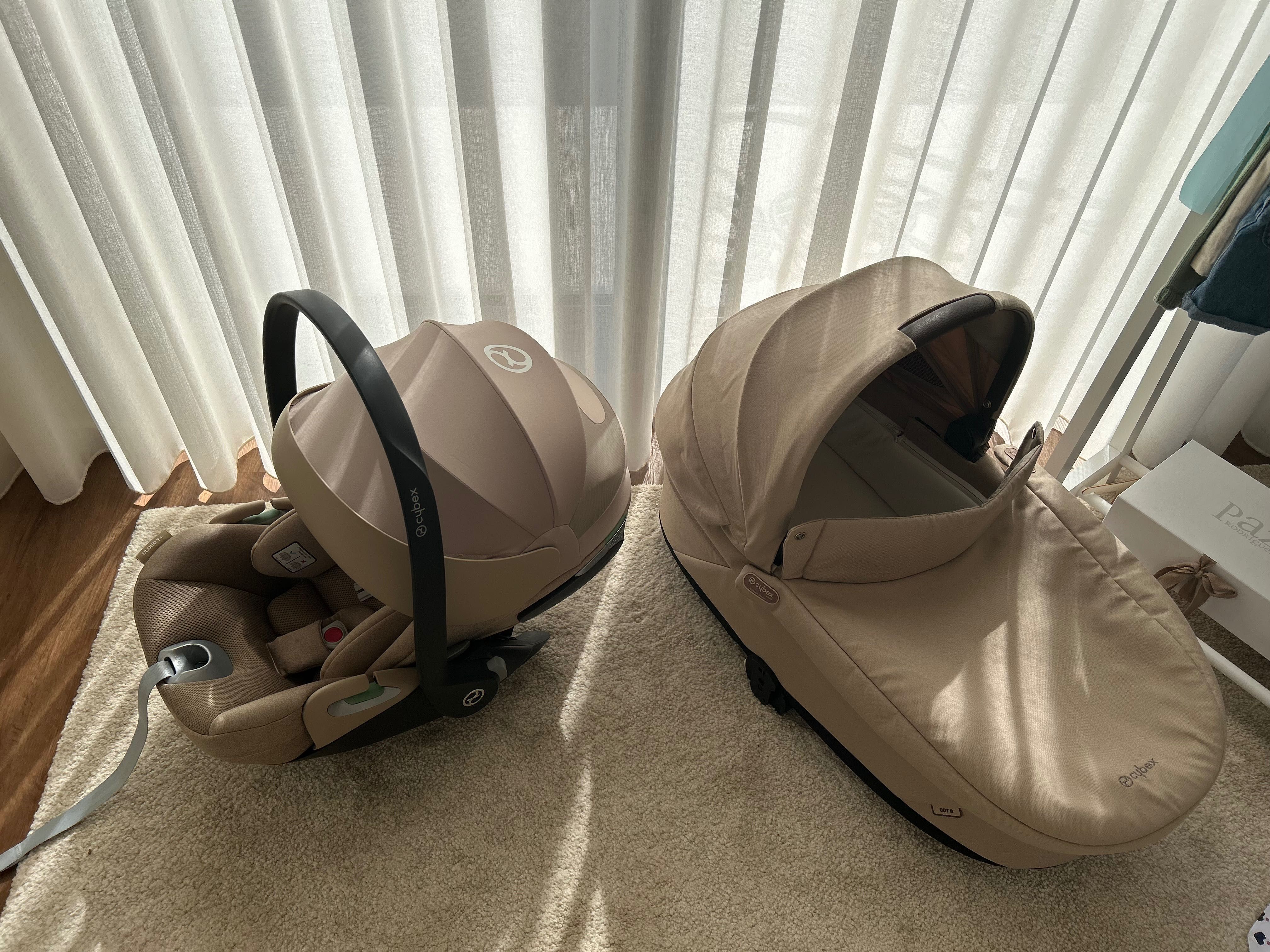 Alcofa CYBEX Cot S Lux em Almond Beige