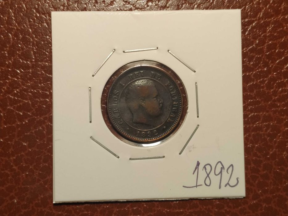 127 moeda Portuguesa de 5 reis de 1892 (Monarquia)