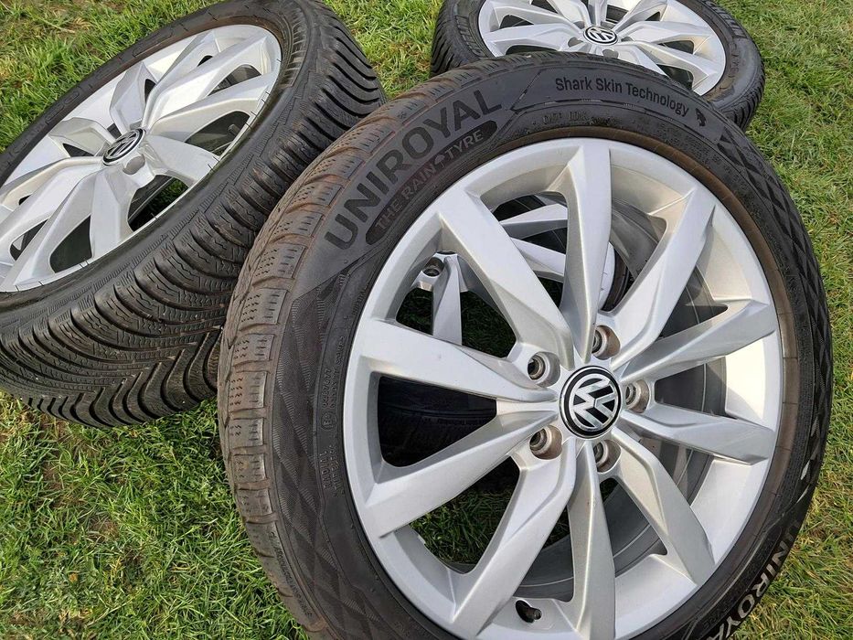 Felgi 17 VW GOLF 7 VII Koła zimowe 205 50 Caddy Volkswagen 5x112