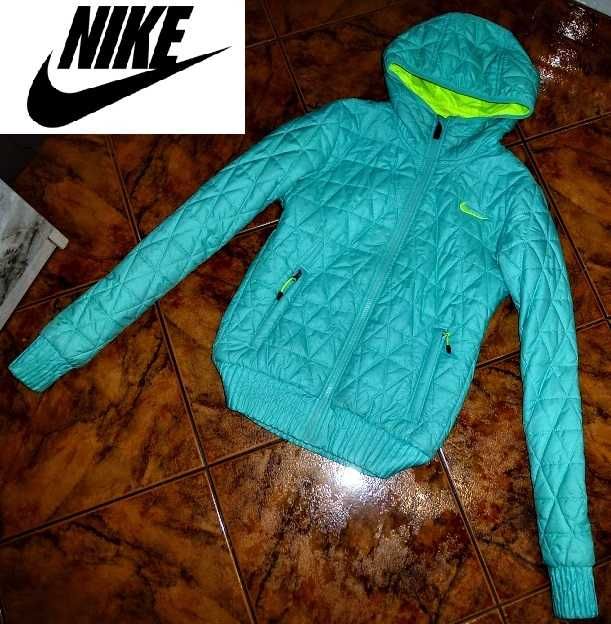 Nike just do it. kurtka ORYGINAŁ kaptur puchowa  r S 36 NOWOŚĆ
