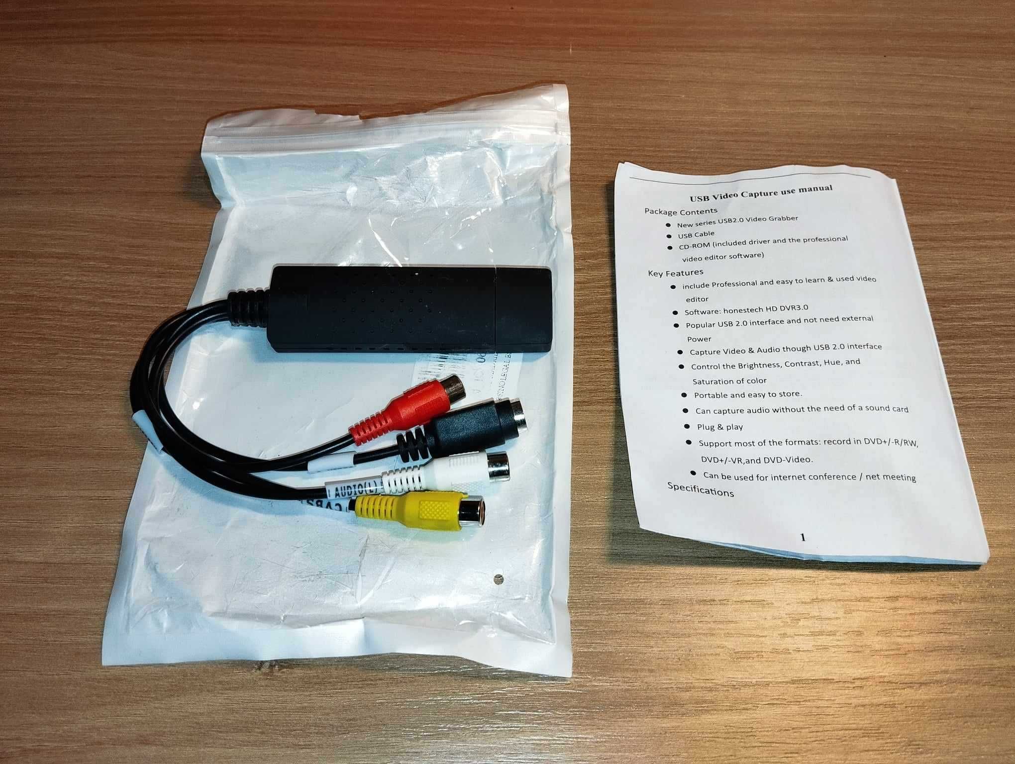 Karta Przechwytująca Obraz i Dźwięk - USB Video Capture