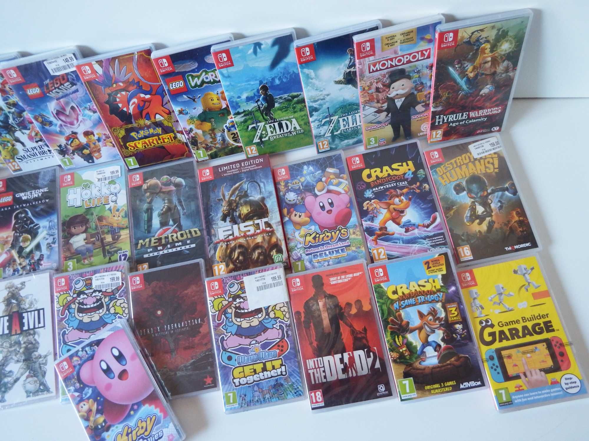 PŁOCK GRY Nintendo Switch ! MEGA WYBÓR Zelda Kirby Pokemony zobacz !!!