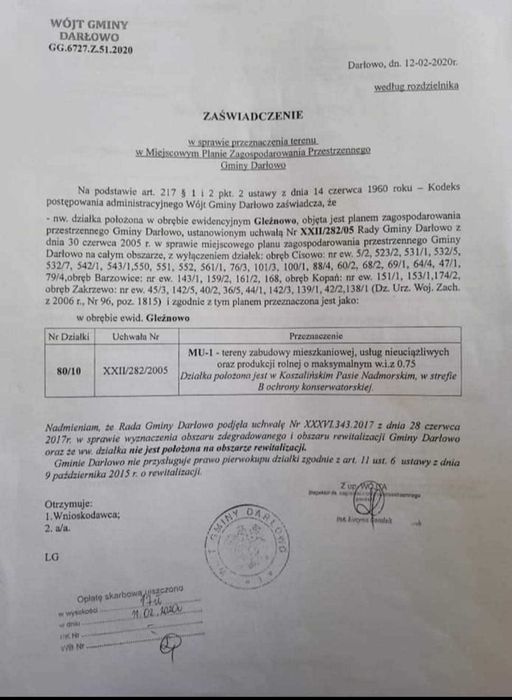 Atrakcyjna działka budowlana nad morzem i jeziorem