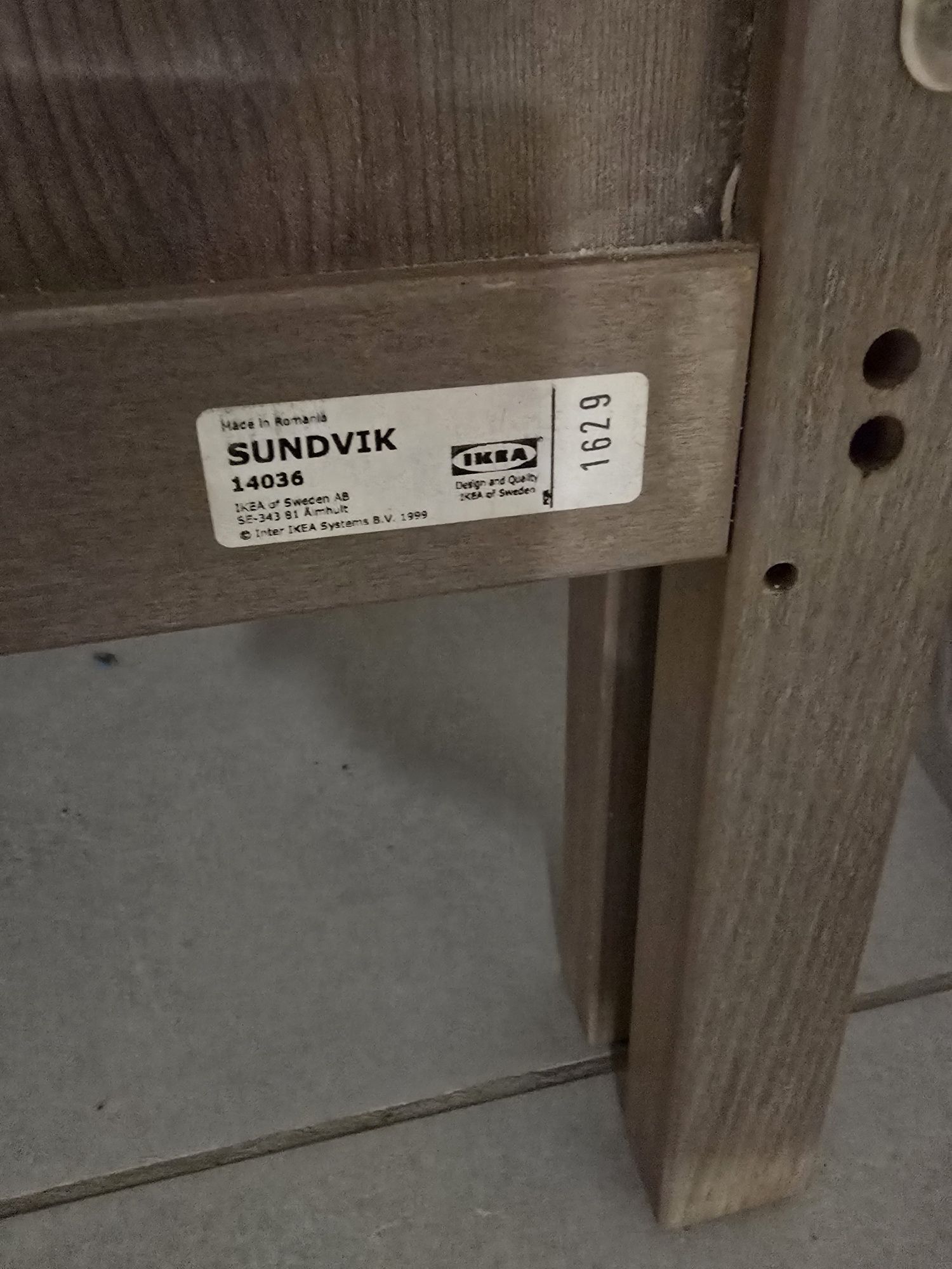 Łóżeczko IKEA sundvik