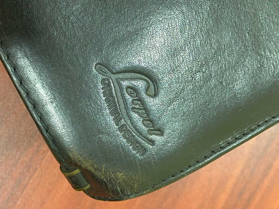 Mala de cabedal vintage LORPEL