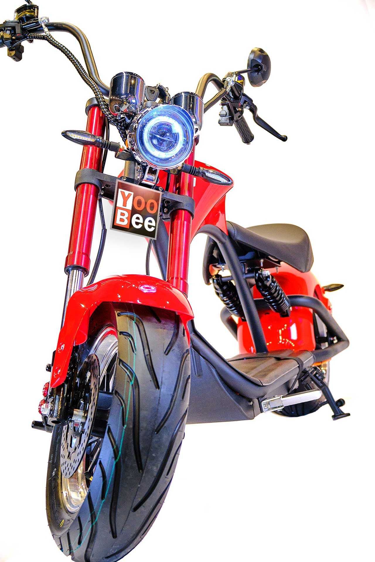 Электроскутер Чоппер Mangosteen Chopper red 3000W 30 Аh