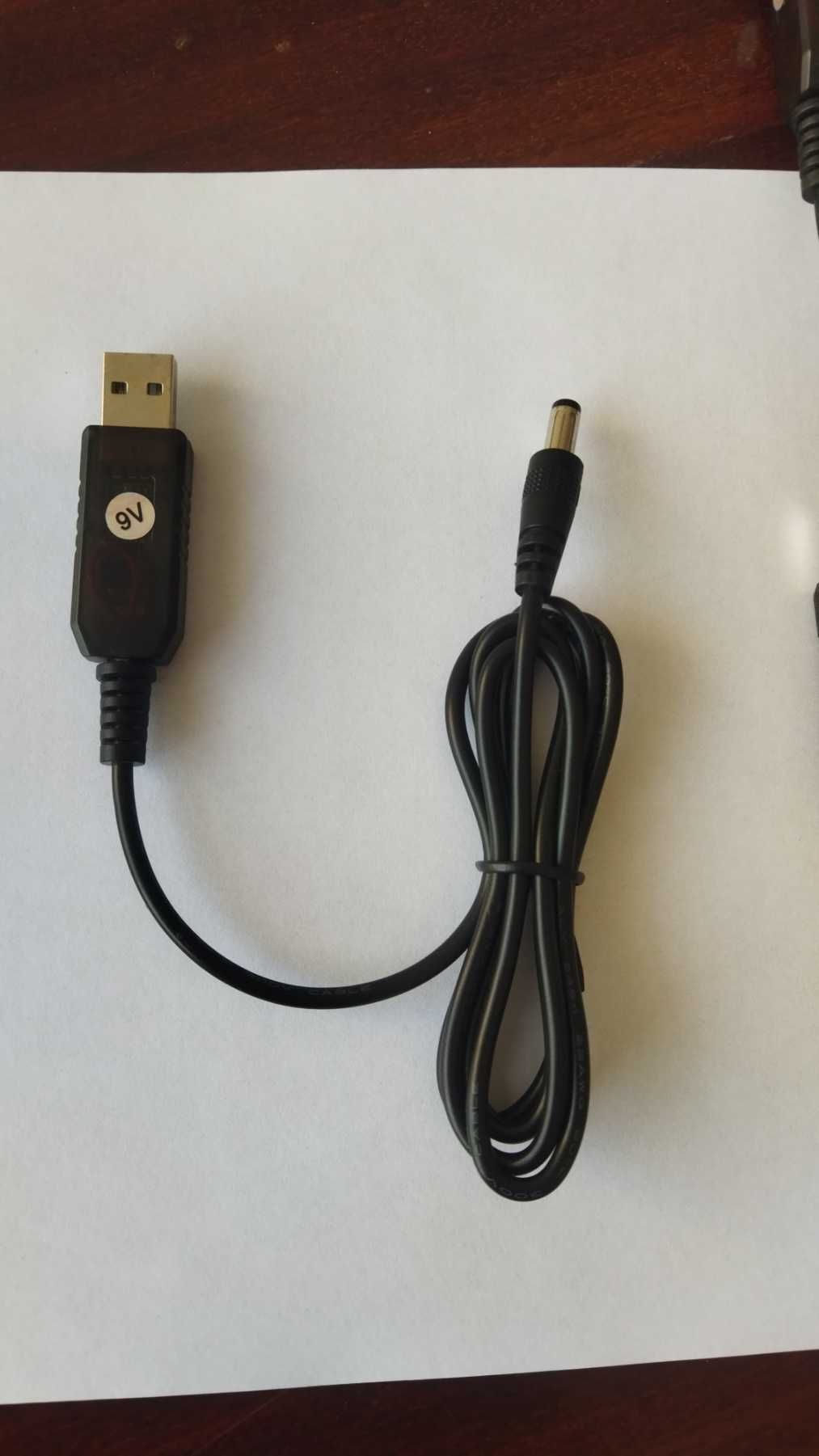 Кабель USB-DC для роутера 9 V перетворювач 5 V на 9 V