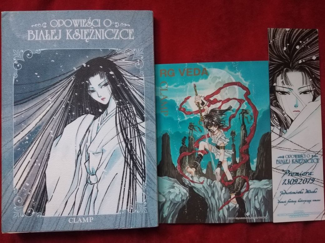 Manga jednotomówka Opowieści o Białej Księżniczce rg veda Clamp unikat