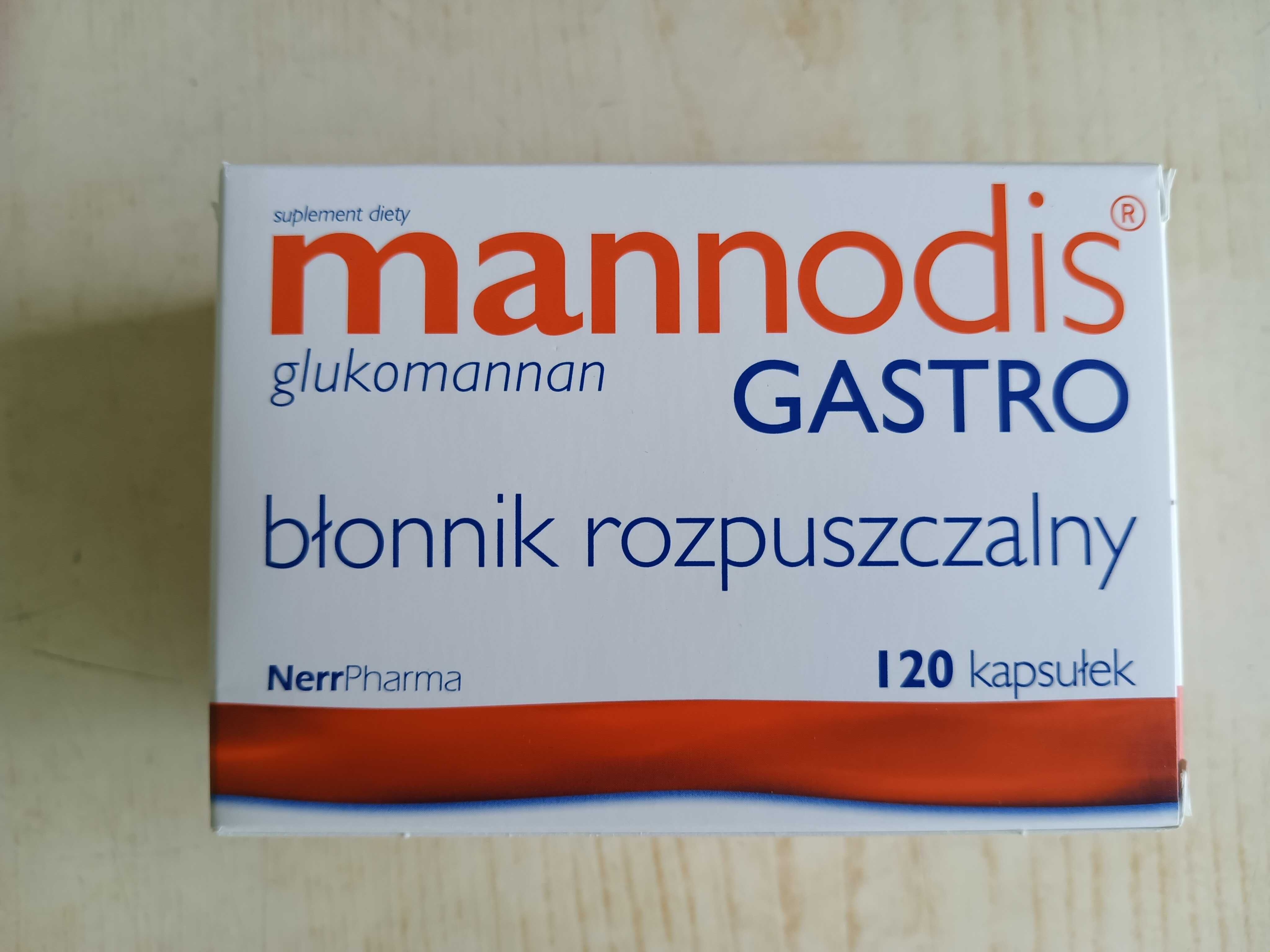 Mannodis Gastro 120 kaps.  redukcja masy ciała obniżenie cholesterolu