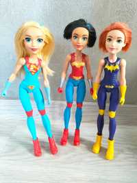 Zestaw lalek superbohaterki Bad Girl Wonder Woman Super Girl