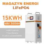 Magazyn Energii 15KW 300ah LIFEPO4 Kompletny Magazyn off-grid hybryda
