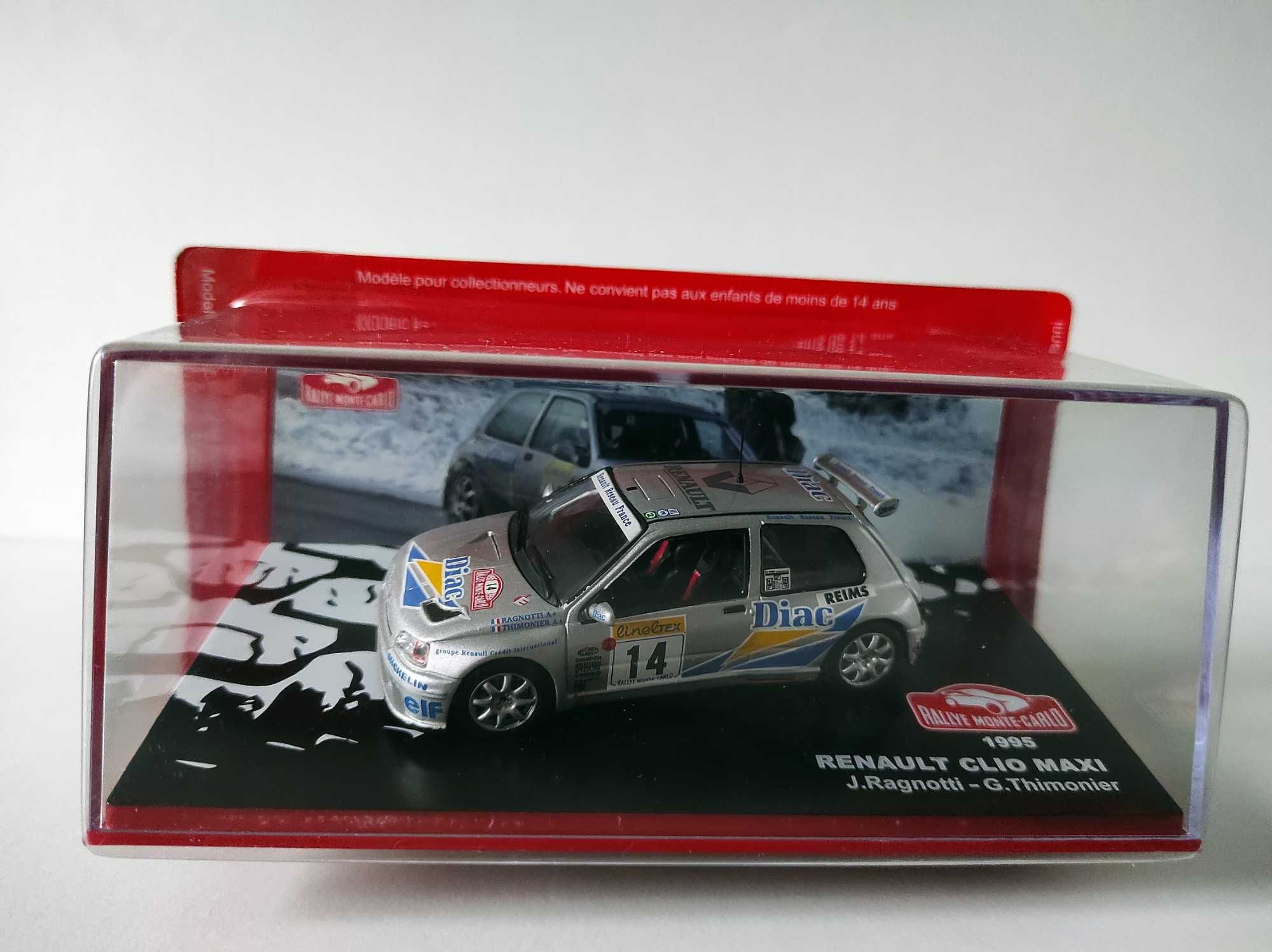 Renault Clio Maxi Rally Monte Carlo 1995 J.Ragnotti - G.Thimonier 1:43