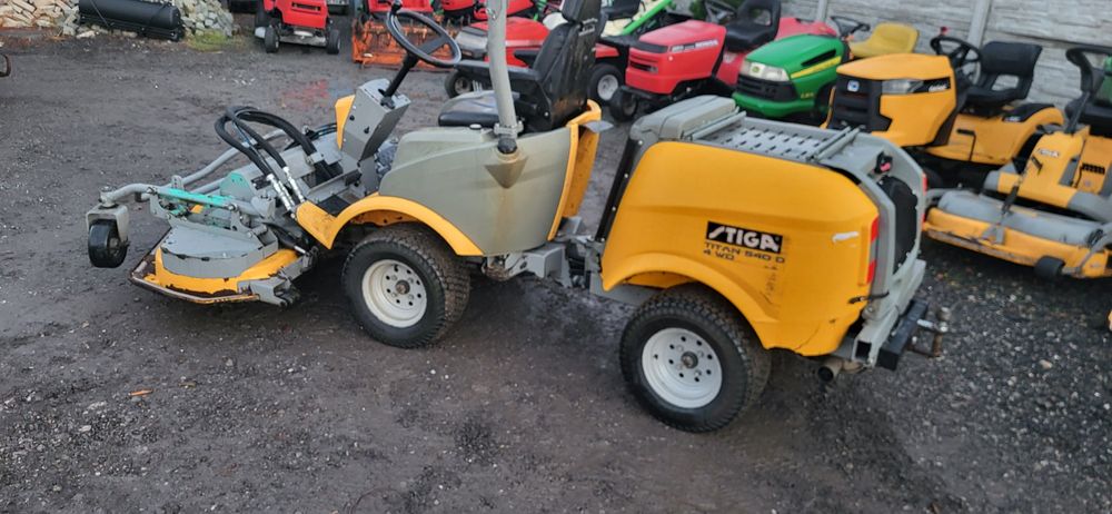 Traktorek kosiarka profesjonalna stiga titan 540d 4x4 hydraulika diese