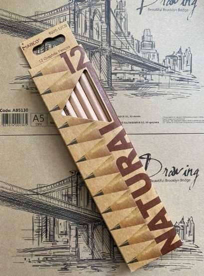 Набор карандашей Marco - 12 цветов, Карандаш простой MARCO.