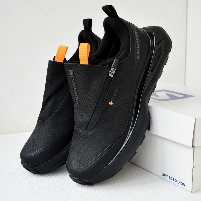 Salomon Odyssey Goretex кросівки термо Чоловічі зимові теплі чорні