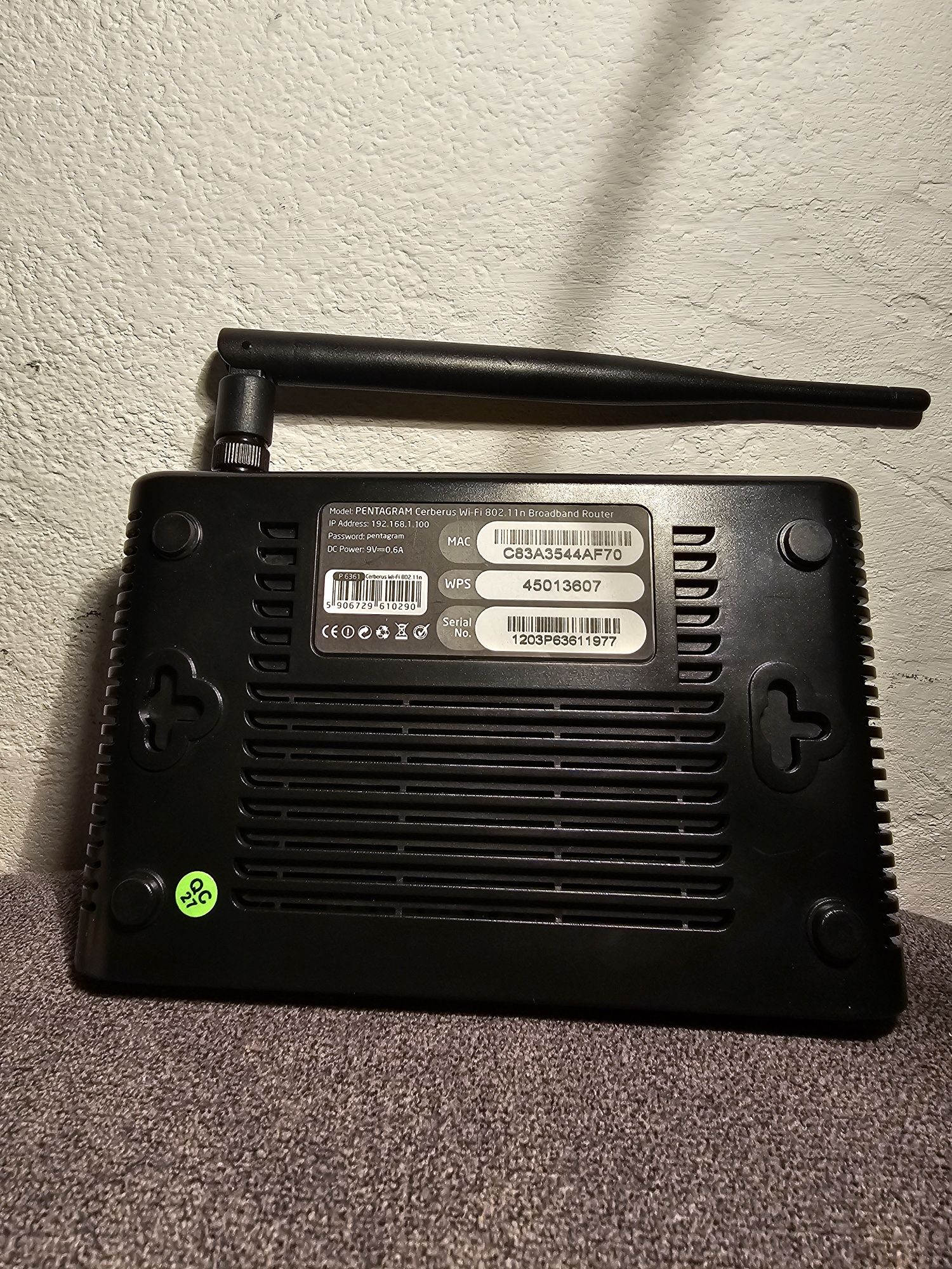 Modem do internetu Router Pentagram Cerberus P6361 gwarancja sprawnosc