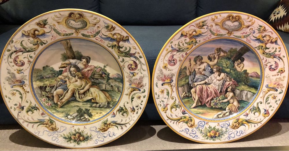 Pratos majolica