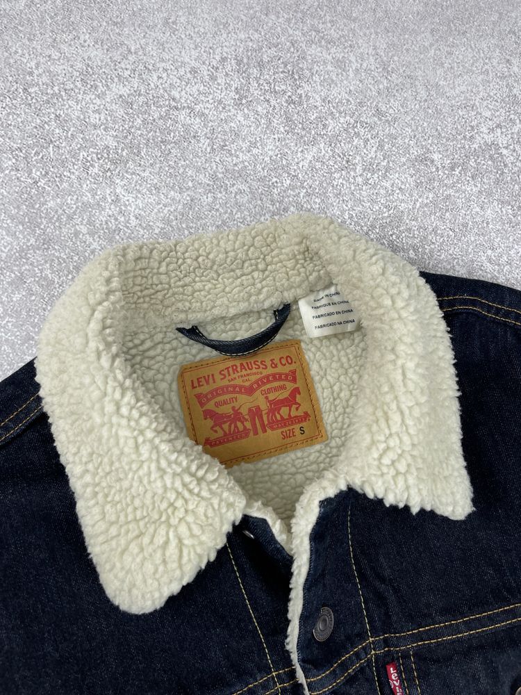 Levis sherpa trucker jacket men’s чоловіча шерпа куртка