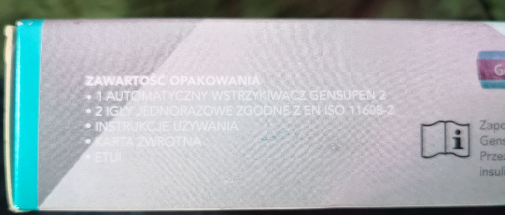 Wstrzykiwacz insuliny GensuPen2. różne kolory