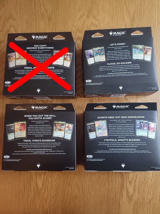 Magic the Gathering - Final Fantasy Commander Decks - Novo e Selado